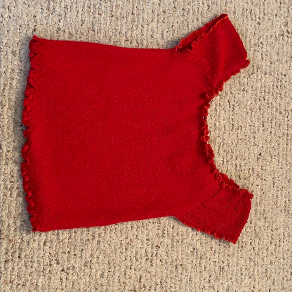 Brandy Melville Ruffled Top